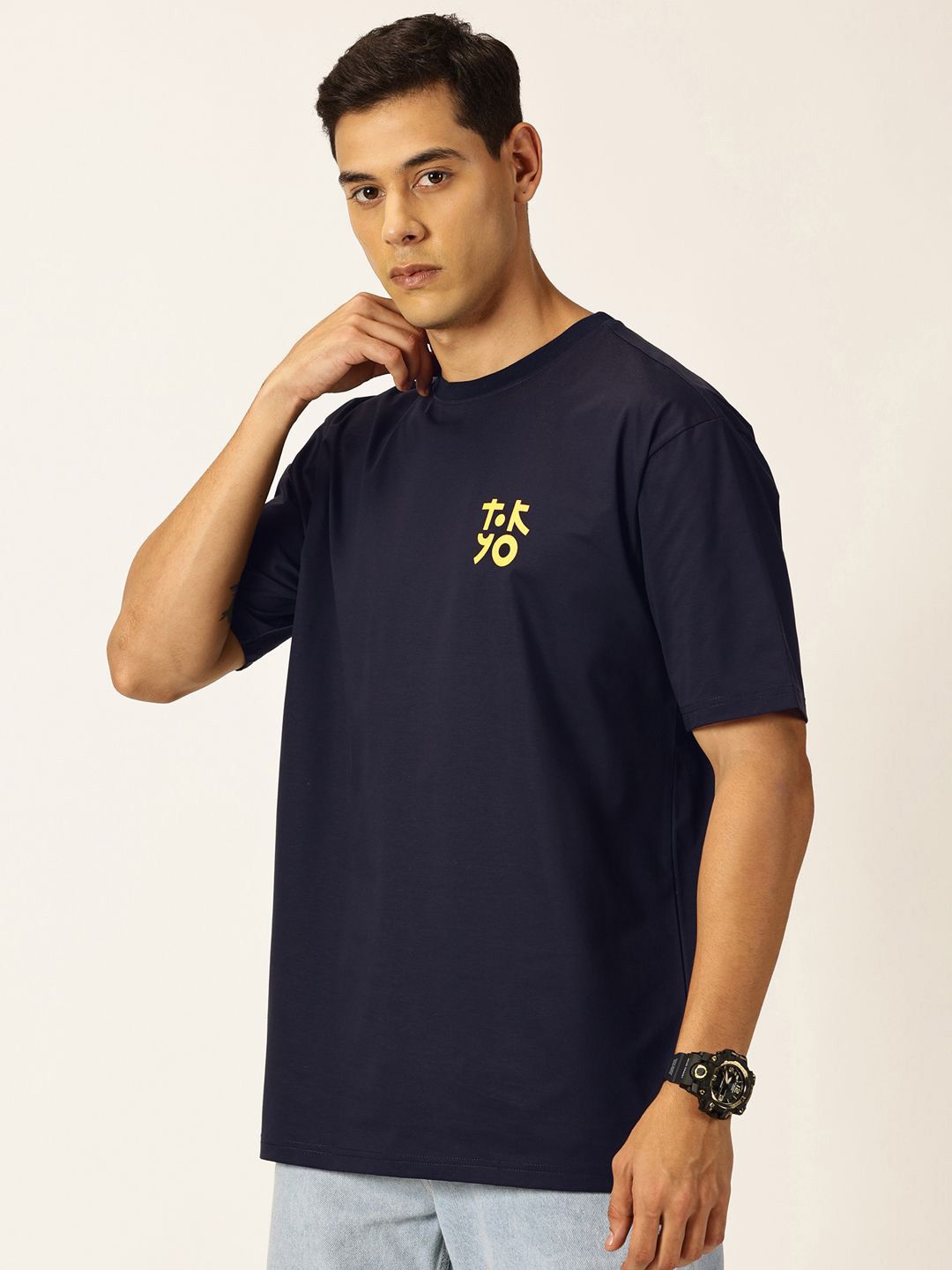 Thomas Scott Graphic Printed Drop Shoulder Oversized T-shirt