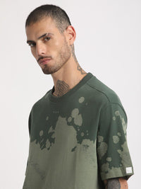 THE BEAR HOUSE Abstract Printed Regular Fit Cotton T-shirt