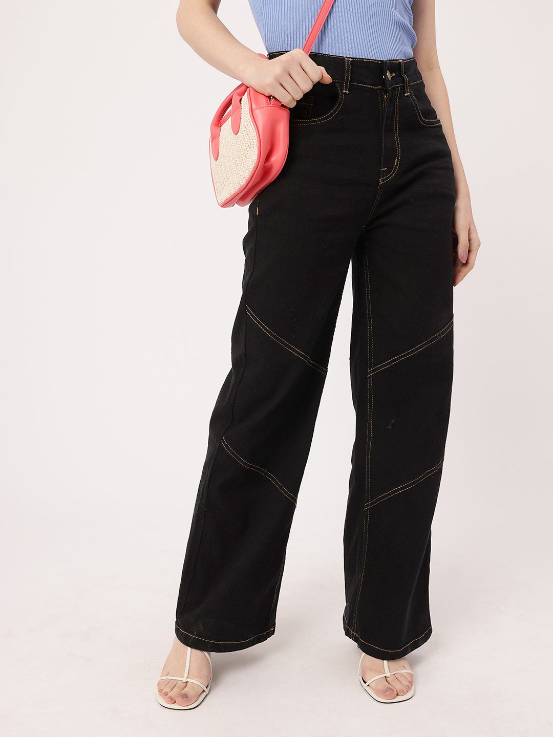 DressBerry Women Backstreet Non-Fade Straight Fit Jeans