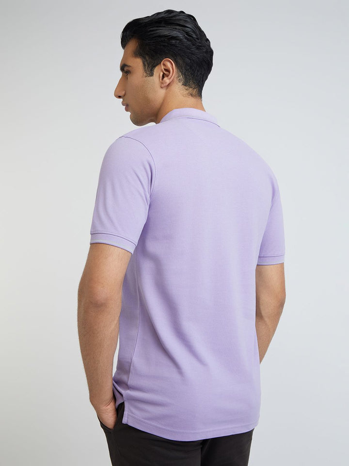 Raymond Pure Cotton Modern Fit Polo Collar T-shirt