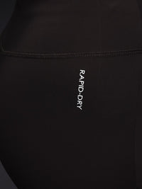 HRX by Hrithik Roshan Women Brand Logo Print Rapid-Dry Running Tights