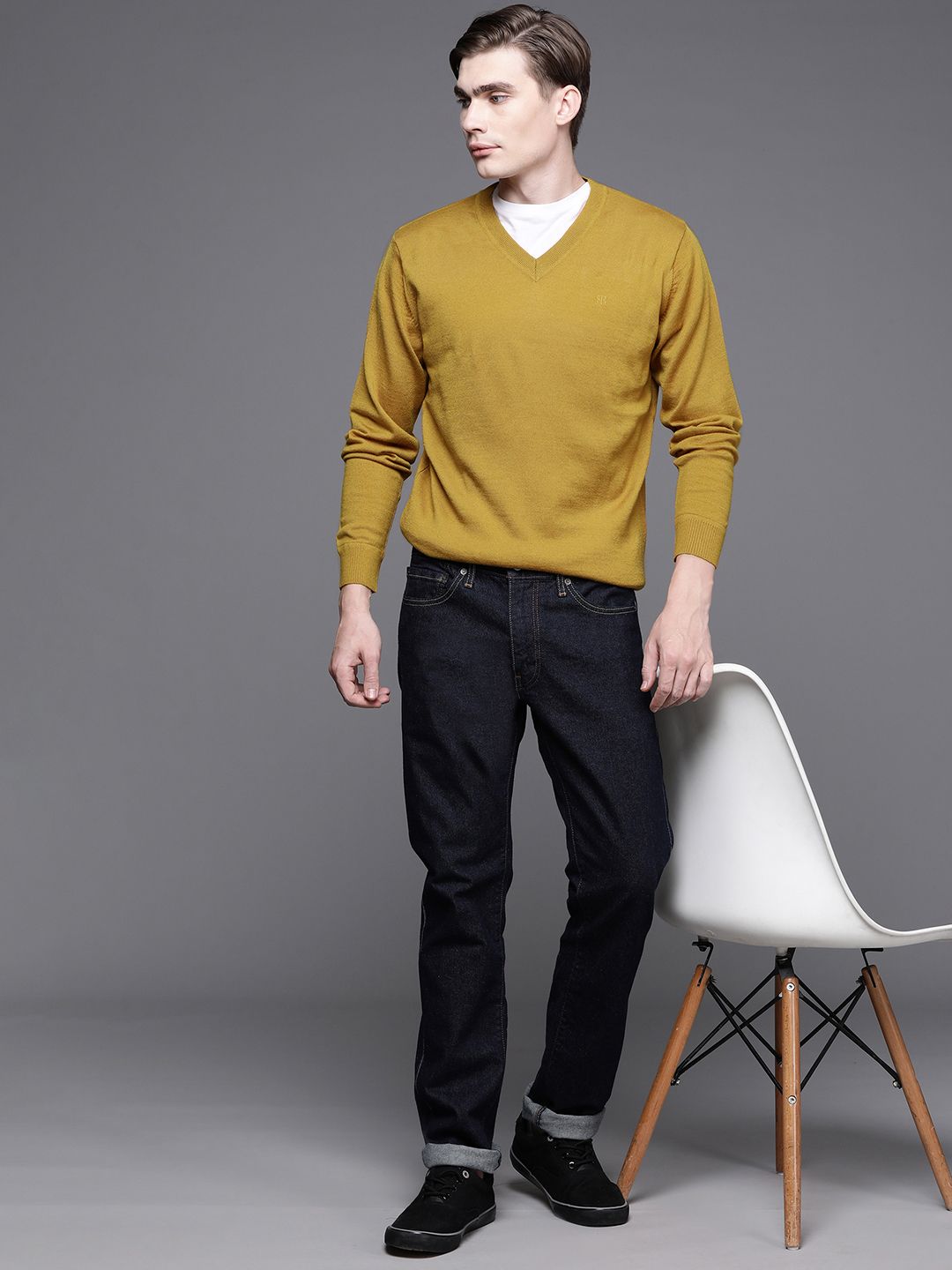 Raymond Men Solid Pullover