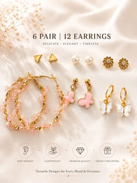 VOGUE PANASH Subang Kancing Geometrik
