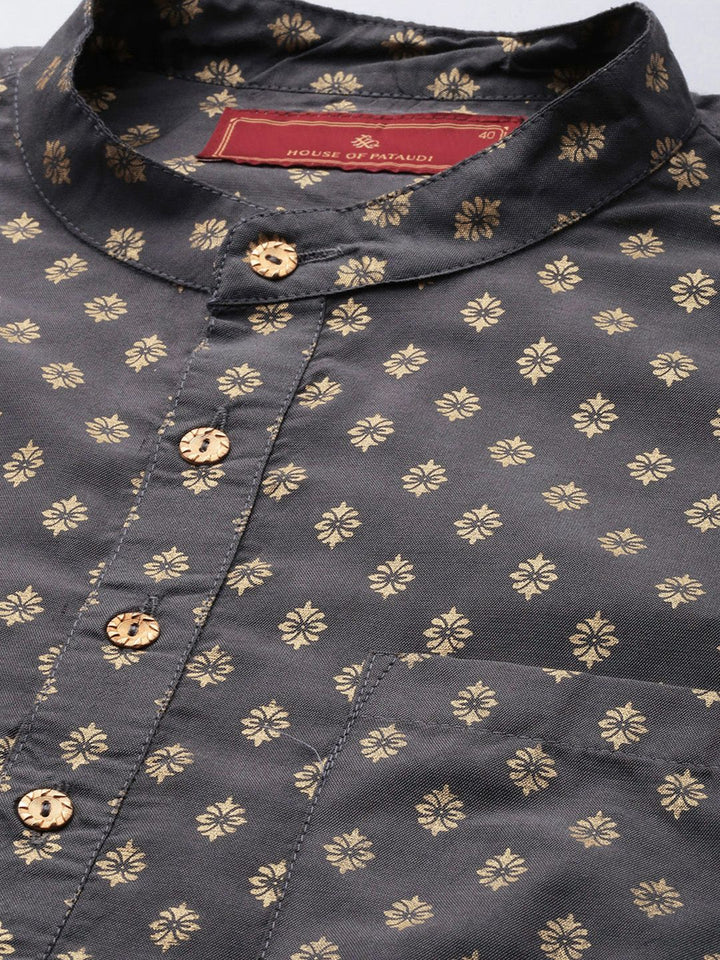 House of Pataudi Ethnic Motifs Printed Jashn Kurta