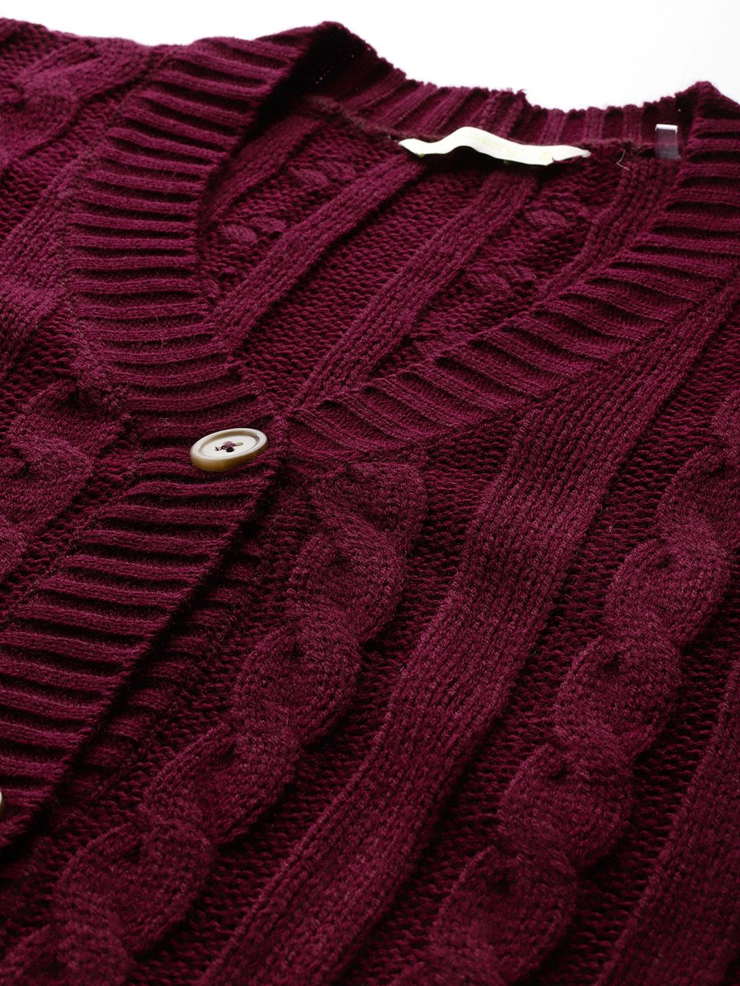 Kabel wanita pakaian kabel bersatu kardigan