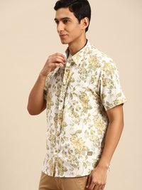 DENNISON Men Smart Block Printed Casual Shirt