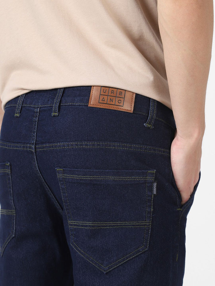 Urbano Fashion Men Blue Slim Fit Stretchable Jeans