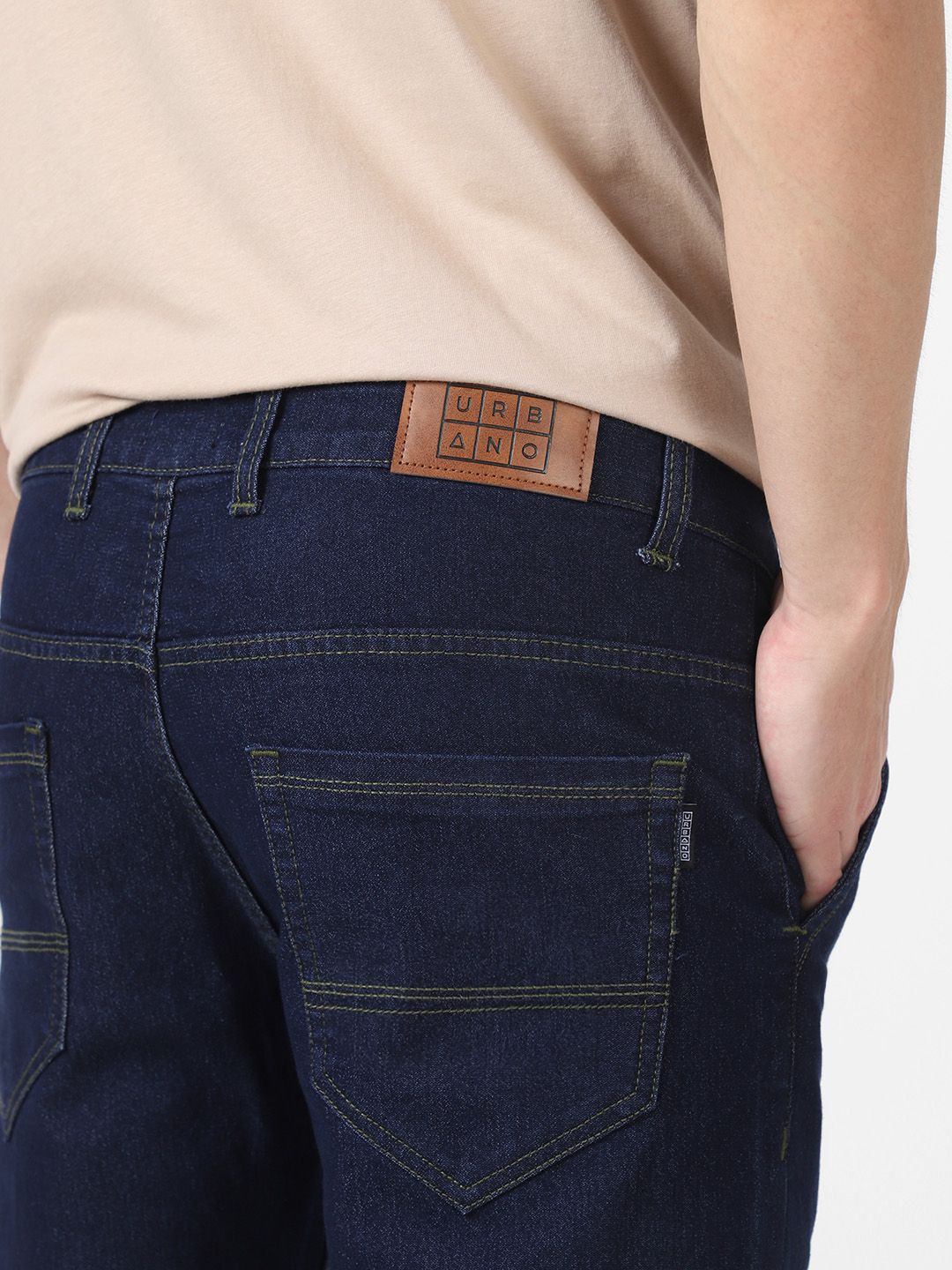 Urbano Fashion Men Blue Slim Fit Stretchable Jeans