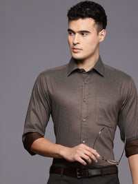 Raymond Pure Cotton Slim Fit Floral Printed Formal Shirt