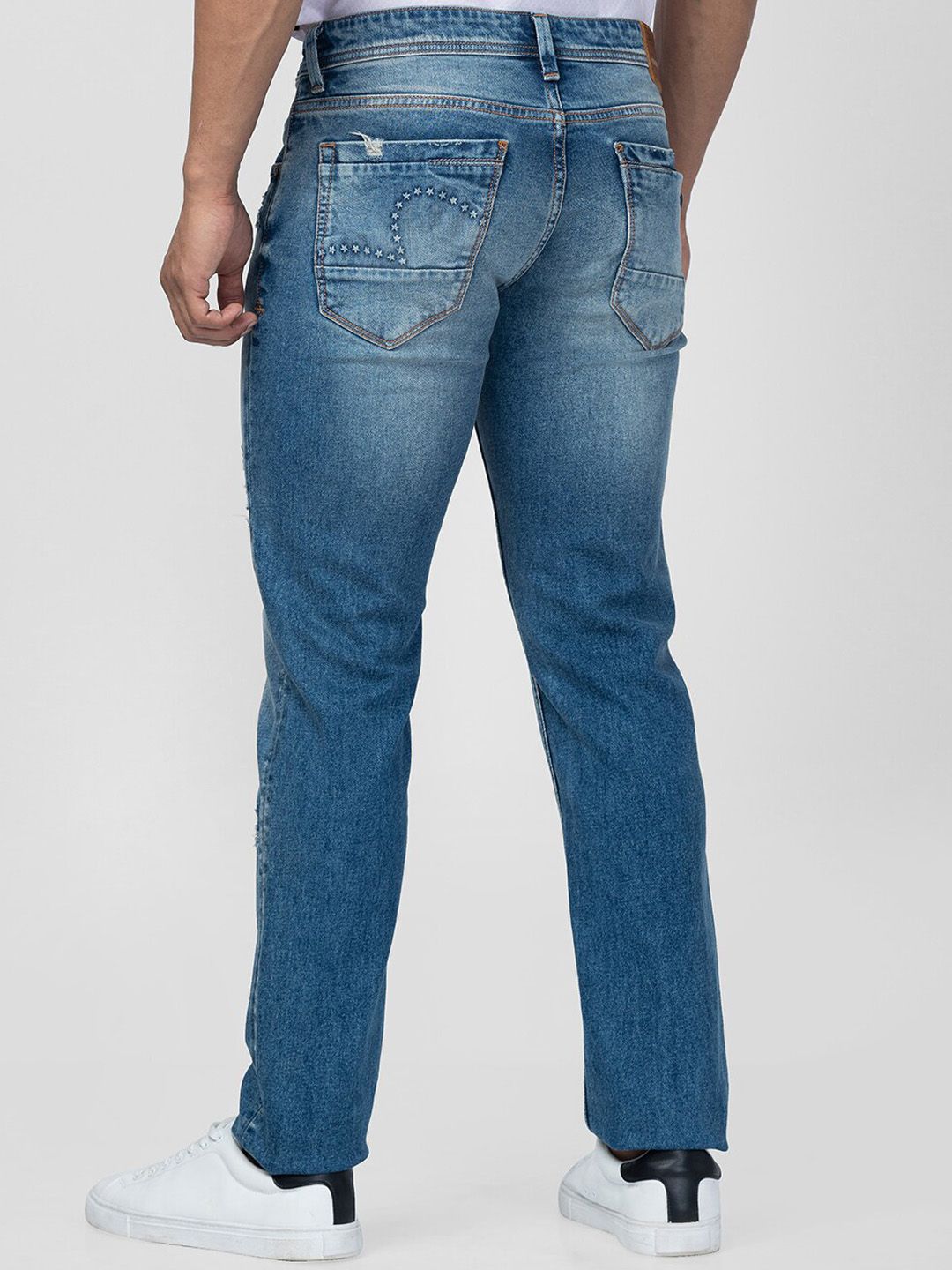 SPYKAR Men Mildly Distressed Heavy Fade Cotton Jeans
