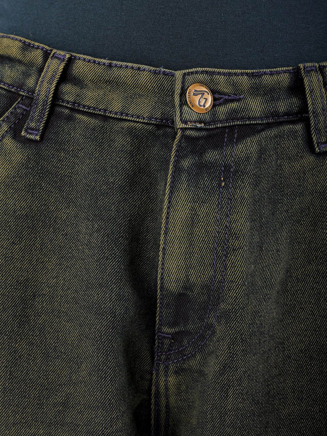 The Indian Garage Co Men Mid-Rise Denim Relaxed Fit Shorts