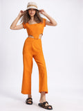 DressBerry Asymmetry Revival Crop Top with Trousers Co-ords
