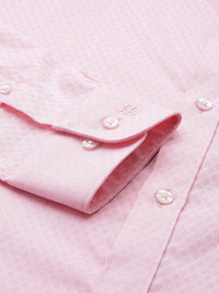 Raymond Pure Cotton Self-Design Slim Fit Formal Shirt
