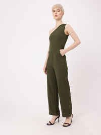 DressBerry Peek-A-Chic Asymmetry Basic Jumpsuit