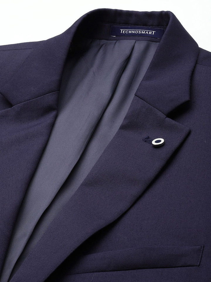 Raymond Contemporary Fit Wrinkle Free Single Breasted 3-Piece Formal Suit
