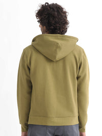 RARE RABBIT Men Scribble Graphic Print Hooded Sweatshirt