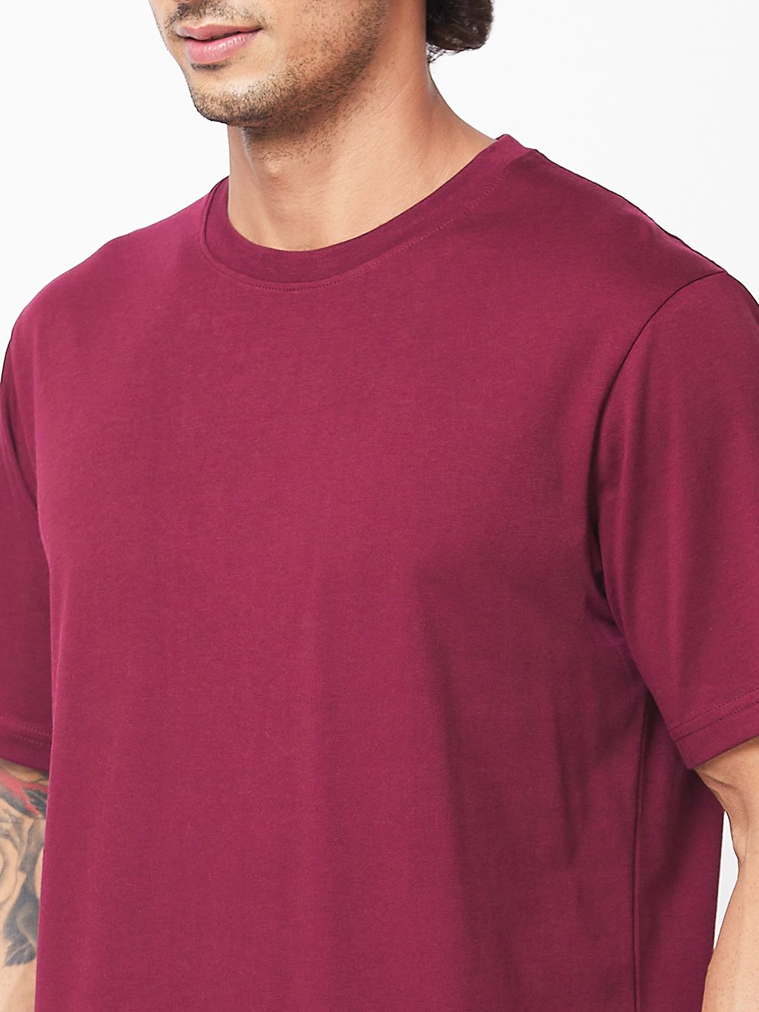 SPYKAR Graphic Printed Relaxed Fit Drop-Shoulder Sleeves Casual T-shirt