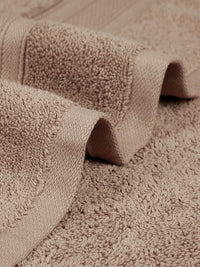 MYTRIDENT Brown 2 Pieces Cotton 500 GSM Bath Towel