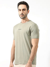RARE RABBIT Men Stark Typographic Printed Regular Fit T-Shirt