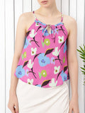DressBerry The Floral Fling Strappy Top
