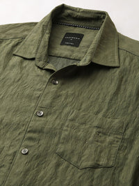 VASTRADO Men Classic Slim Fit Opaque Casual Shirt