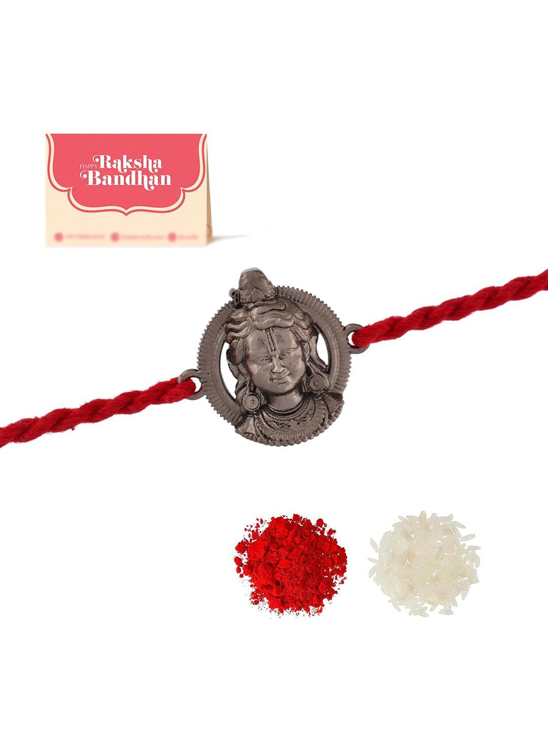 Voylla Ram Lalla Black Rhodium Rakhi