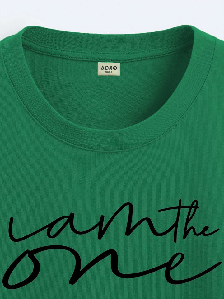 ADRO Men Graphic Printed Round Neck Cotton Oversized T-Shirt