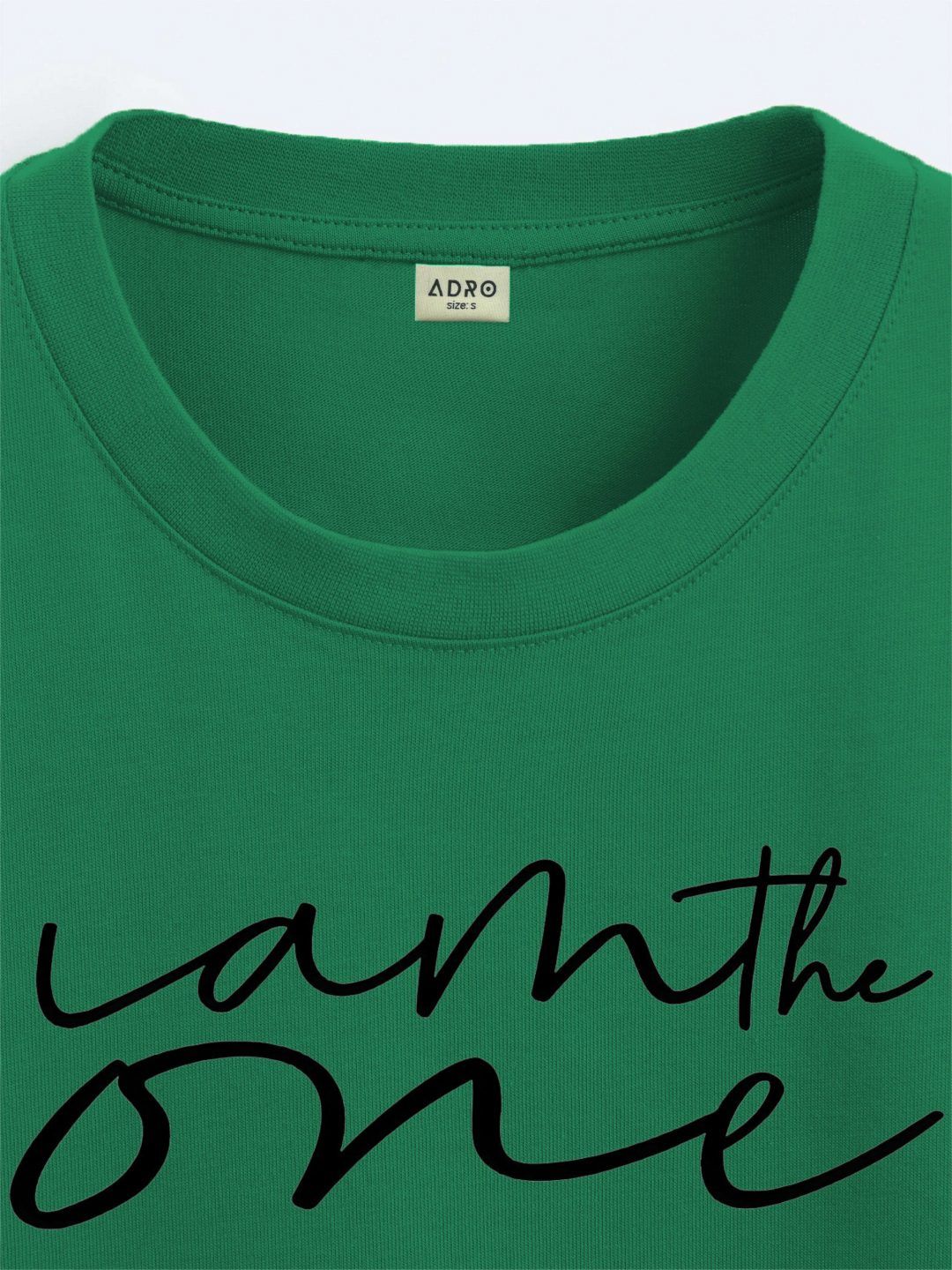 ADRO Men Graphic Printed Round Neck Cotton Oversized T-Shirt