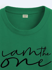 ADRO Men Graphic Printed Round Neck Cotton Oversized T-Shirt