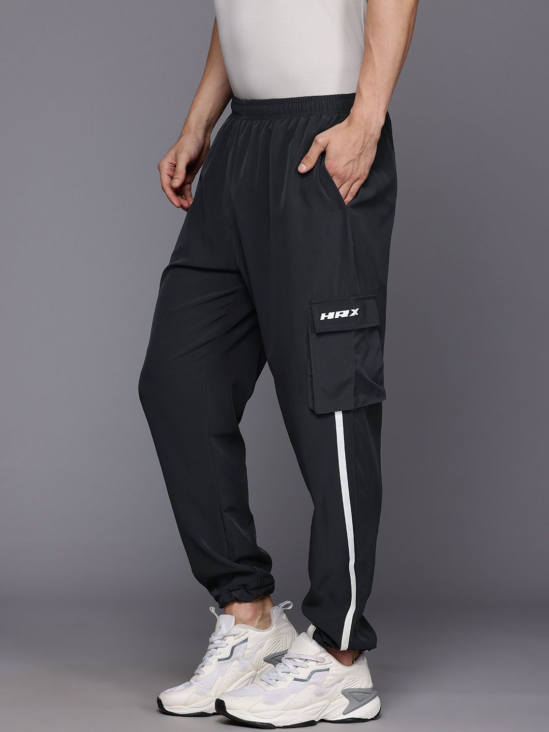 HRX by Hrithik Roshan Men Brand Logo Print Casual Joggers