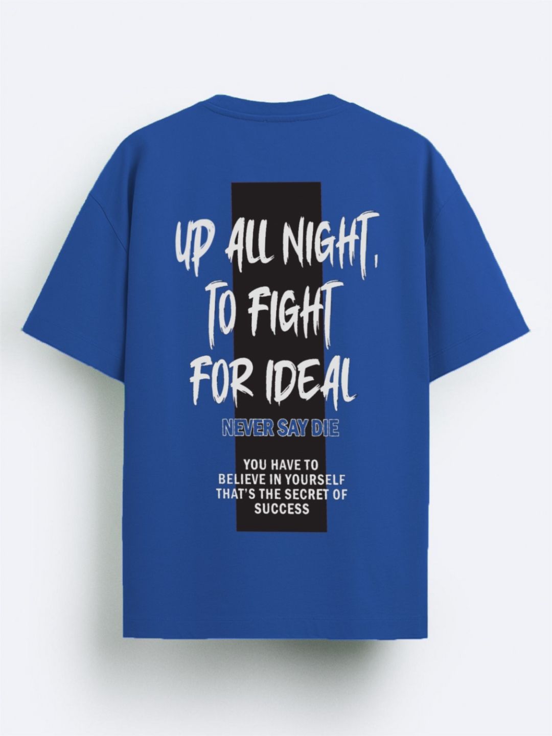 ADRO Lelaki Baju T-Shirt Bersaiz Besar Kapas Lengan Jatuh Bercetak Grafik