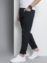 The Indian Garage Co Men Pure Cotton Slim Fit Trousers