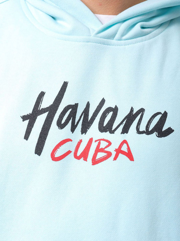 The Indian Garage Co Men Printed Hooded Sweatshirt