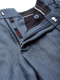Raymond Men Textured Slim Fit Trousers