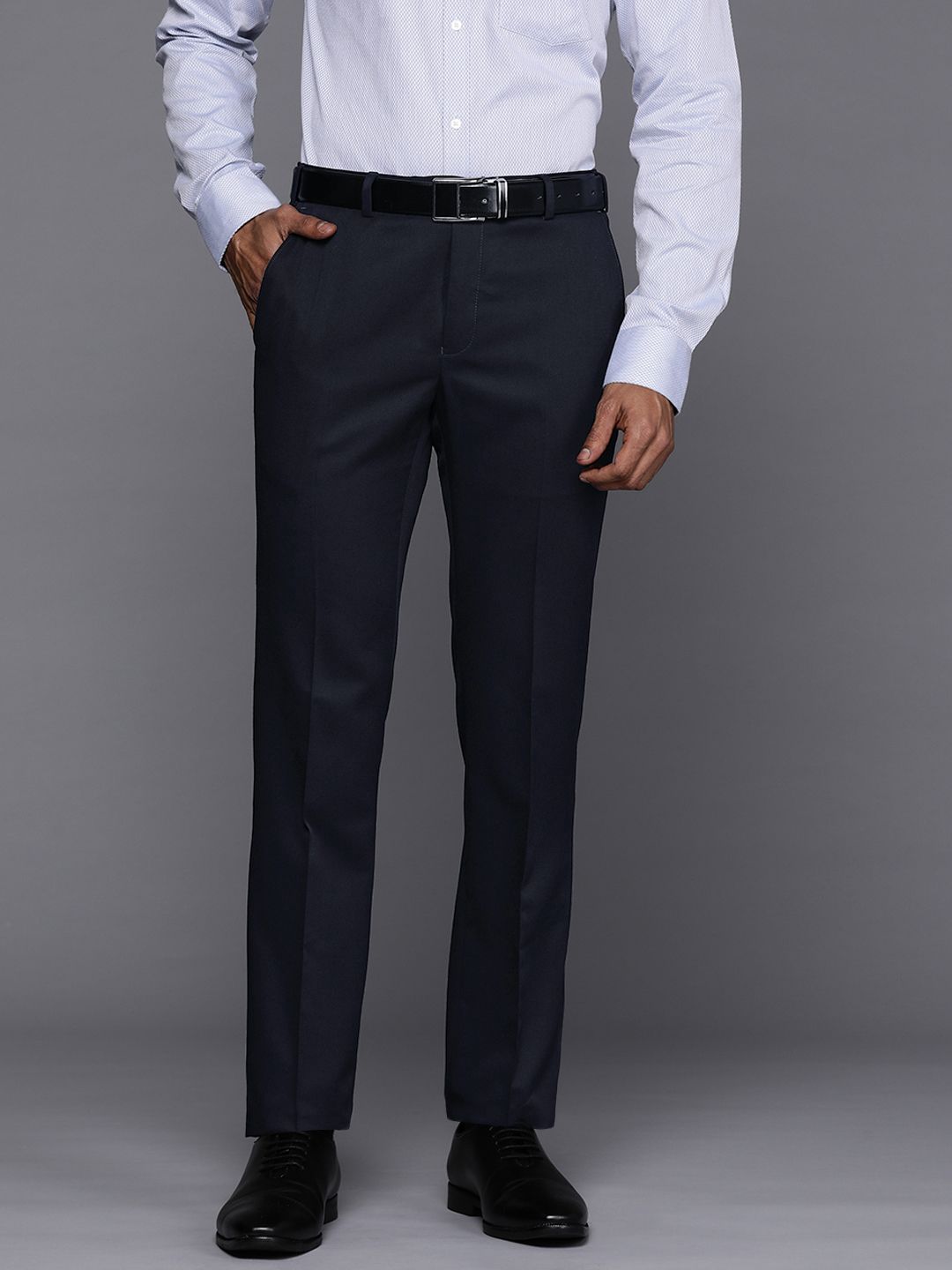 Raymond Men Slim Fit Formal Trousers