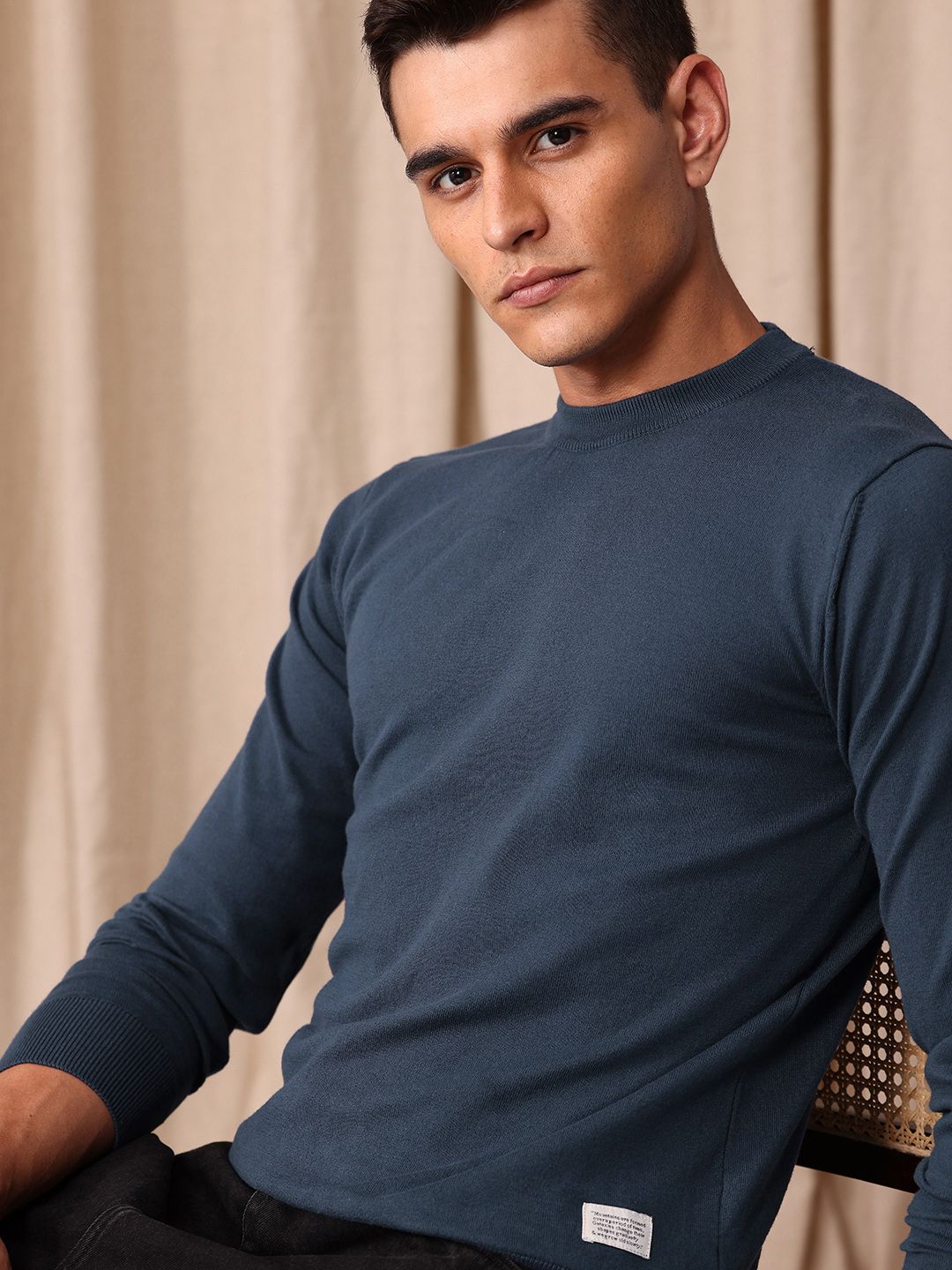 Mr Bowerbird Round Neck Tailored Pullover Sweater