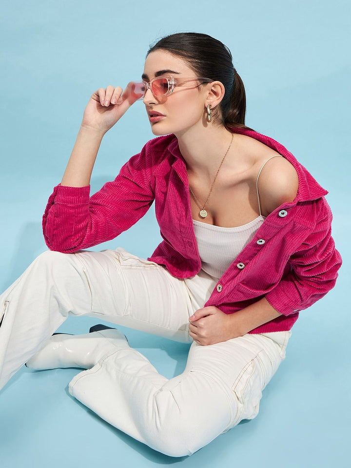 STREET 9 Striped Pure Cotton Tailored Jacket