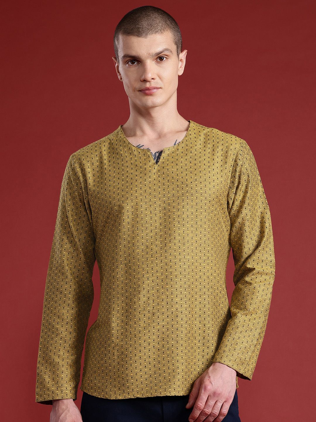 Anouk Woven Design Kurta