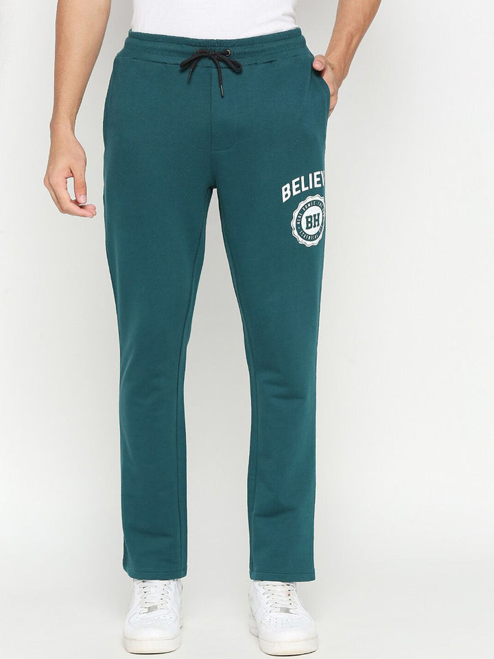 Being Human Men Mid-Rise Pure Cotton Track Pants