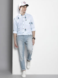 The Indian Garage Co Pure Cotton Animal Printed Casual Shirt