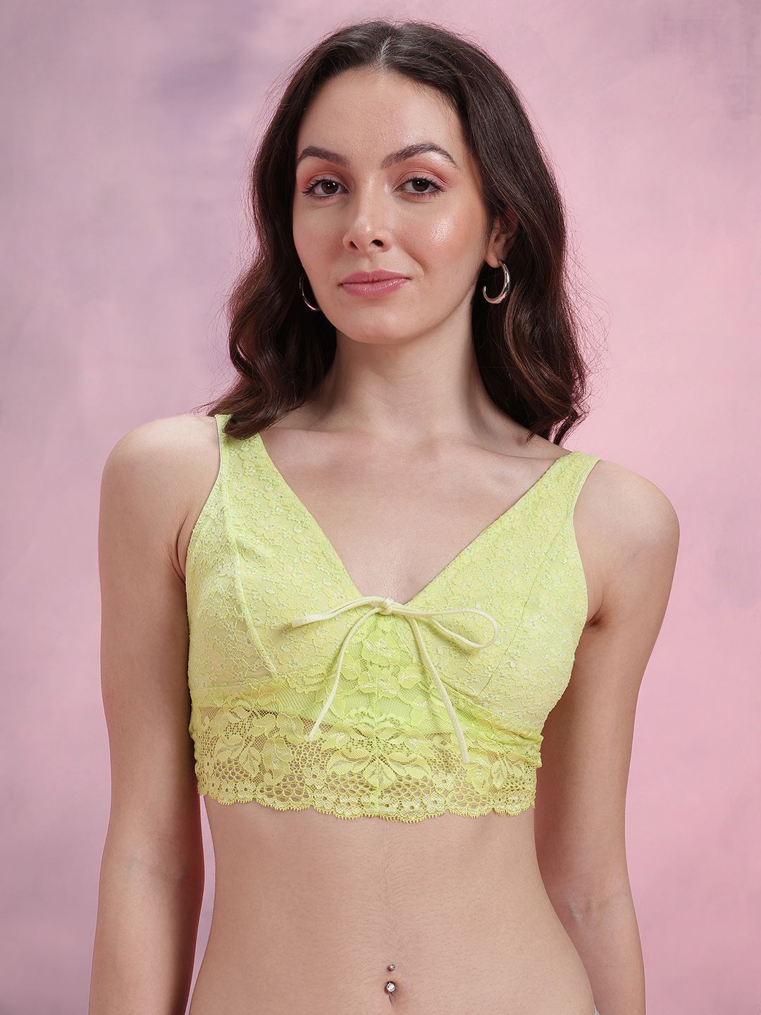 DressBerry Floral Self-Design Medium Coverage Non-Padded Everyday Bra DRM-DB-MK25C