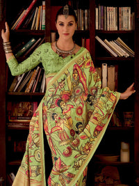 Saree mall Floral Printed Chanderi Sarees