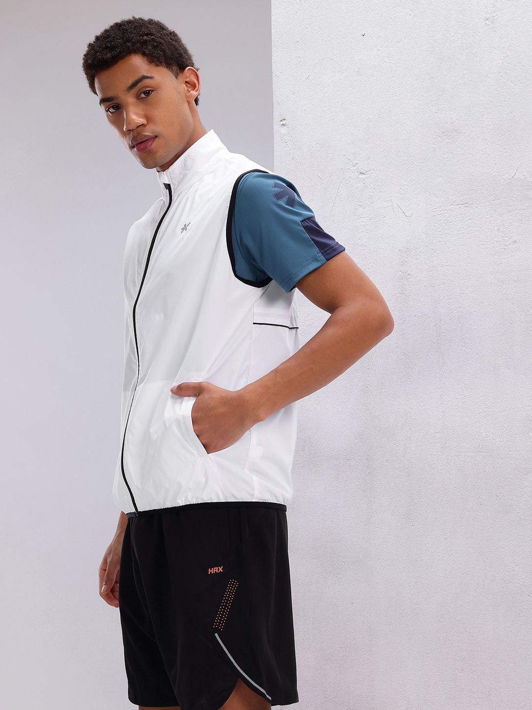 HRX by Hrithik Roshan Lightweight Rapid-Dry Running Gilet Jacket