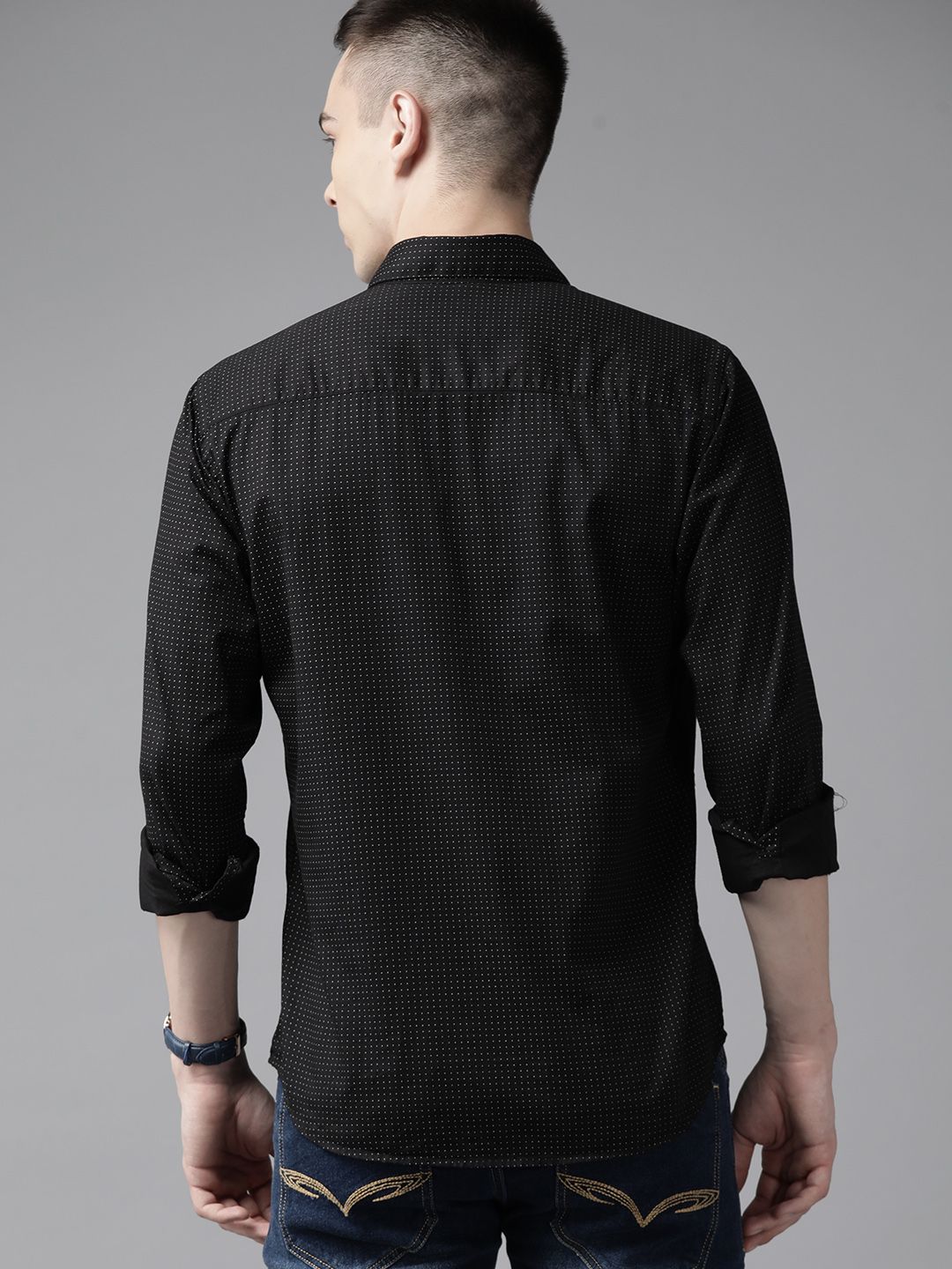 Park Avenue Men Slim Fit Pure Cotton Printed Casual Shirt