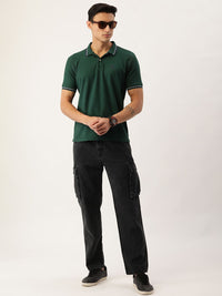 Bene Kleed Men Pure Cotton Relax Fit Denim Cargos