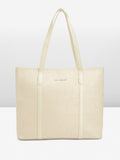 Lino Perros Floral Textured Structured Laptop Shoulder Bag