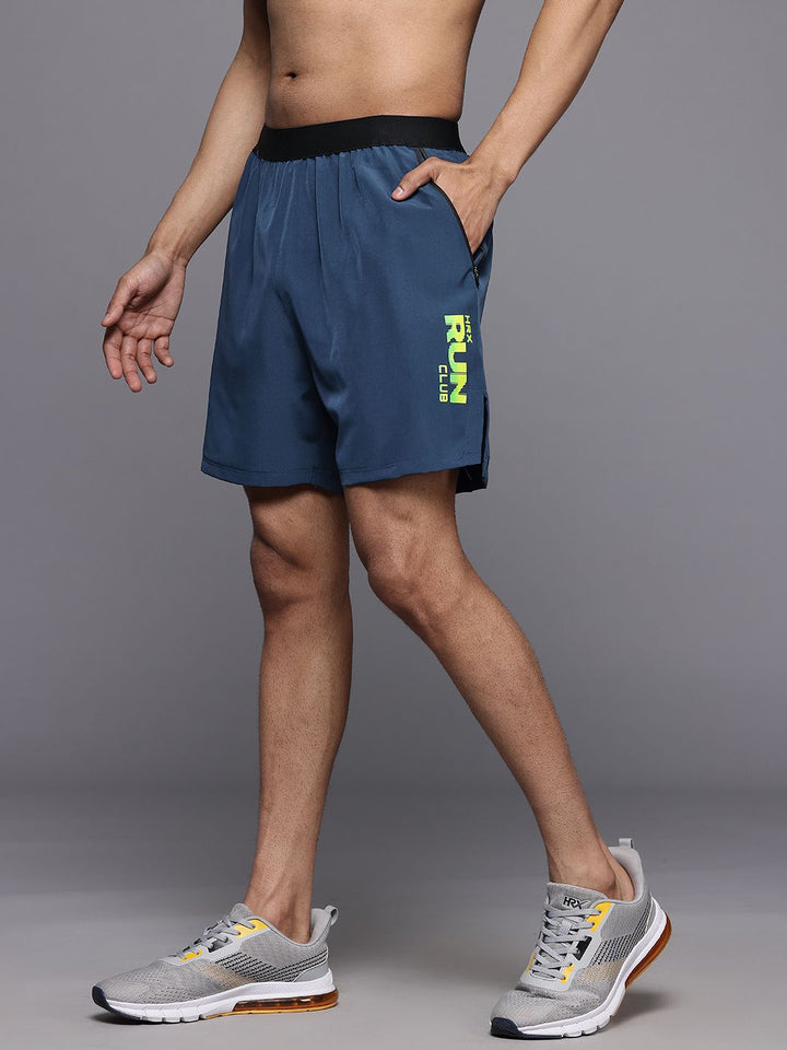 HRX by Hrithik Roshan Men Typography Printed Rapid-Dry Running Sports Shorts