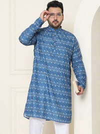 SOJANYA PLUS Geometric Printed Cotton Kurta
