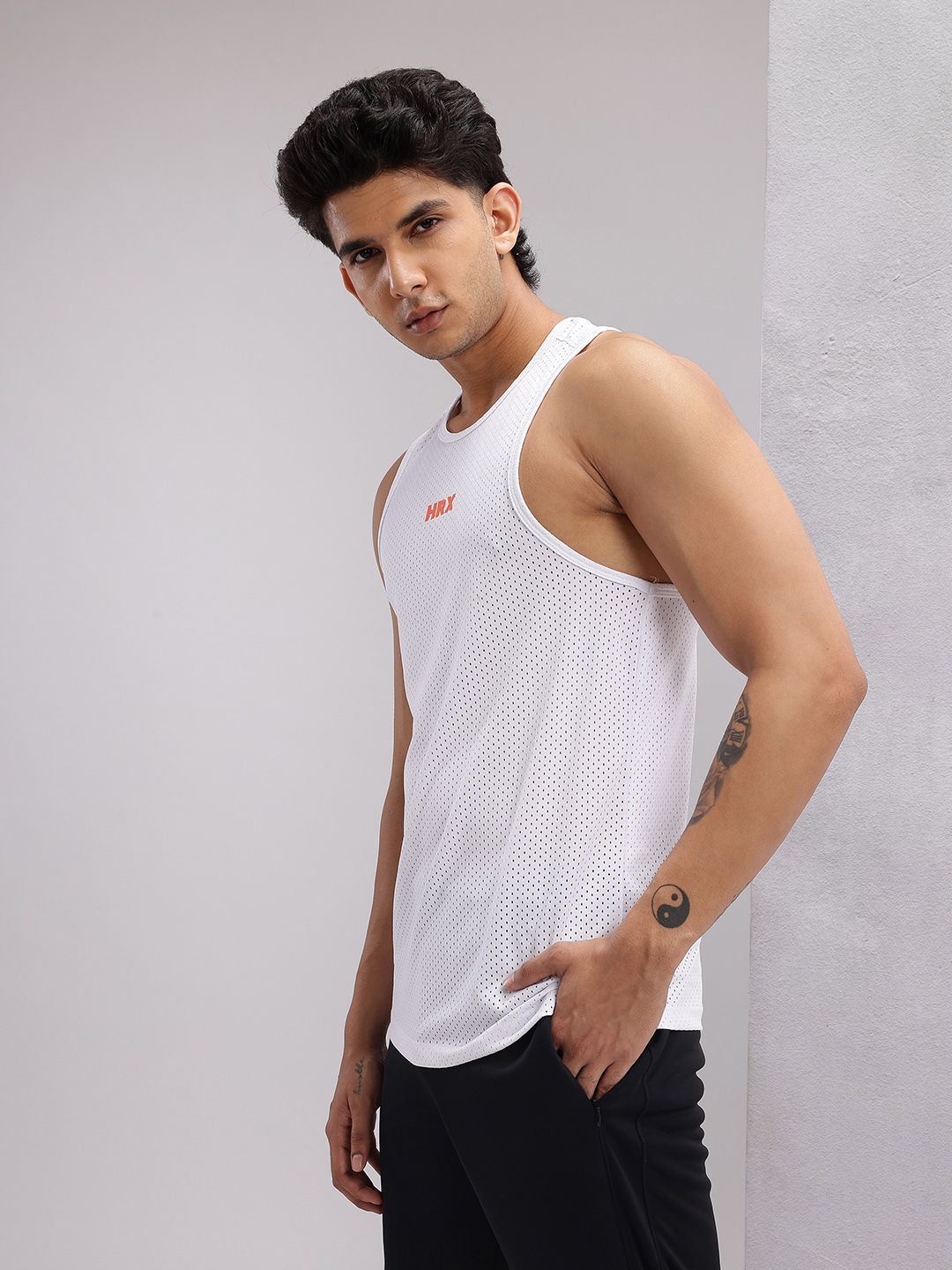 HRX by Hrithik Roshan Perforated Rapid-Dry Training T-shirt