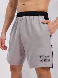 HRX by Hrithik Roshan Men Colourblocked Mid-Rise Training Shorts